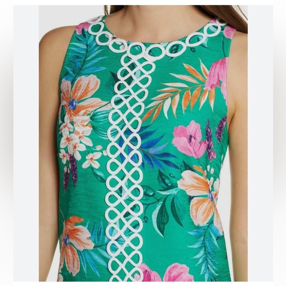 Eliza J, Exquisite Crochet-Embroidery Floral Dress, Excellent Condition Size 4 - Picture 11 of 12